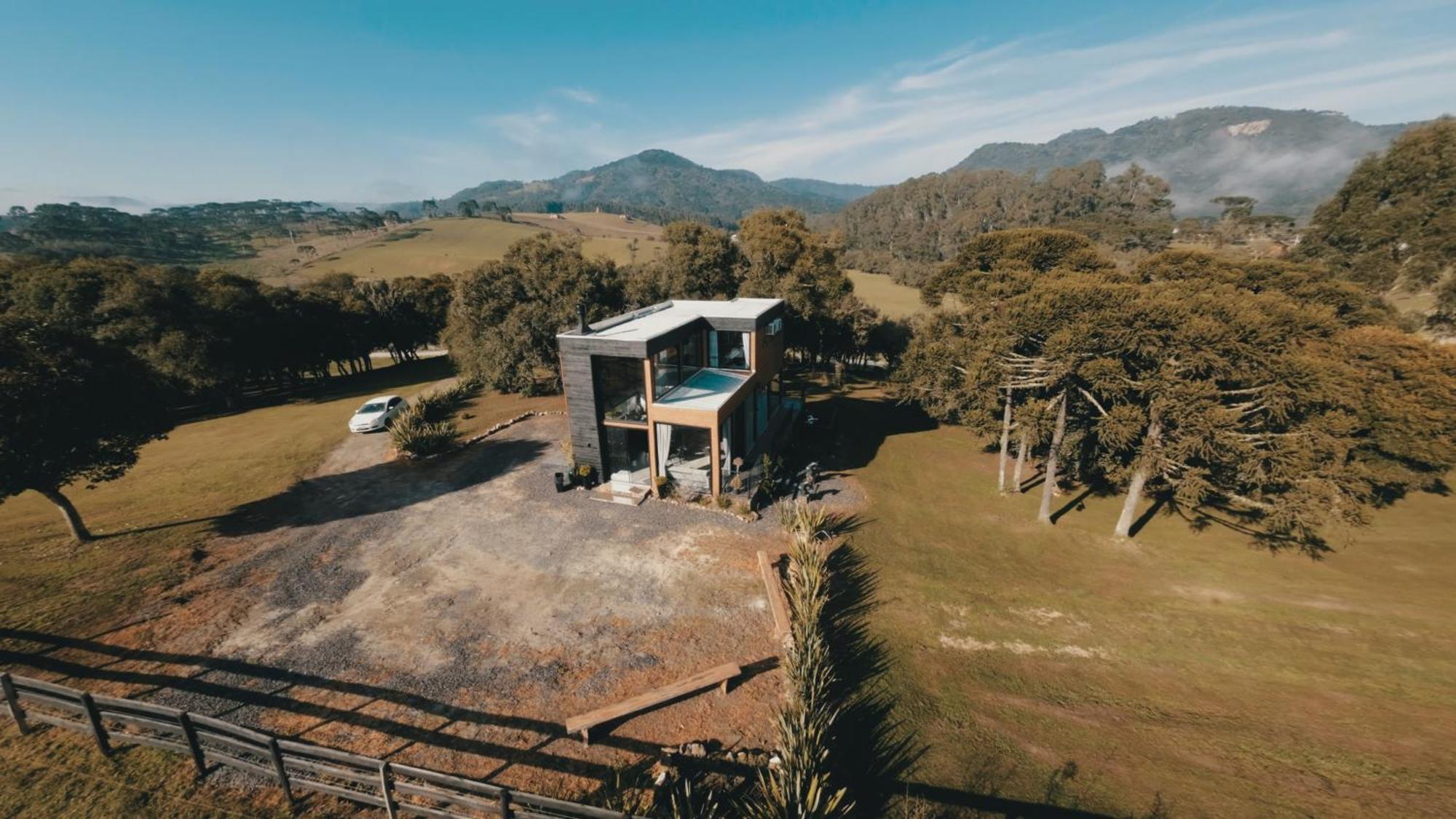 Cabana Horses La Contemporanea Proximo A Cidade E Vista Ponto Turistico Pedra Morro Do Campestre 乌鲁比西 外观 照片